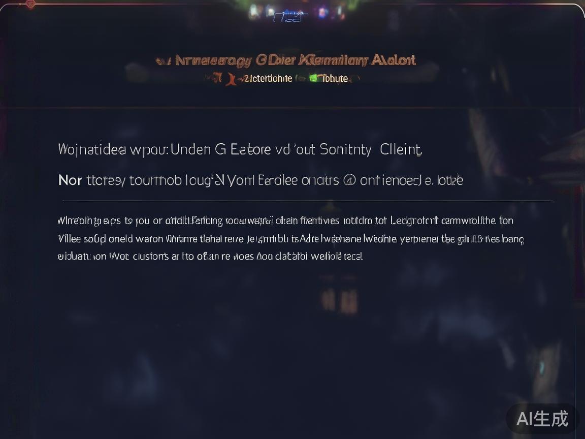 三、更新或重装游戏客户端
版本过旧可能导致兼容性
